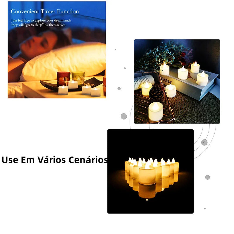 KIT DE VELAS  Amarela Decorativa, Festa