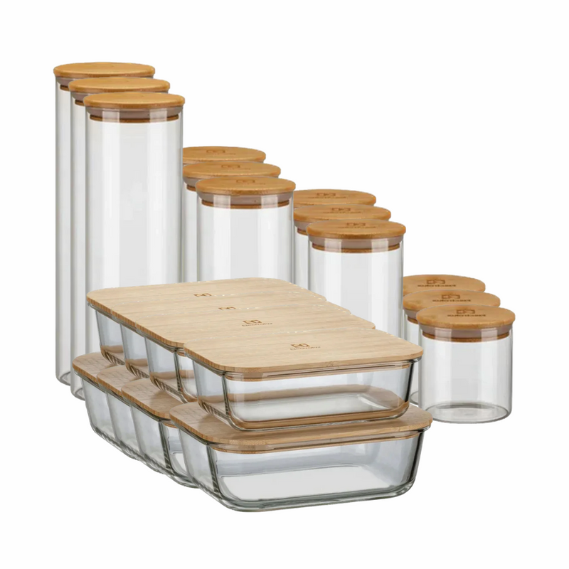 MEGA KIT Com 10 Potes Herméticos