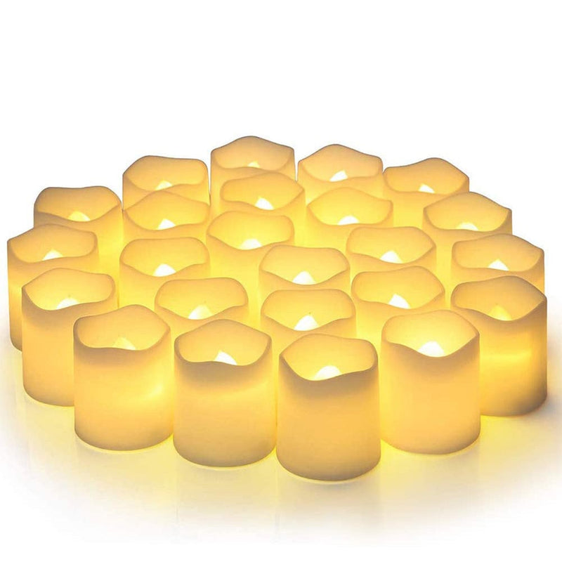 Kit de vela de LED Decorativa 24 Peças