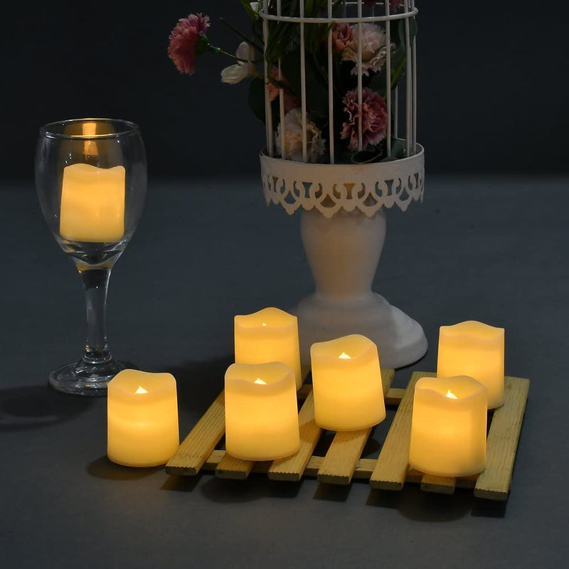 Kit de vela de LED Decorativa 24 Peças