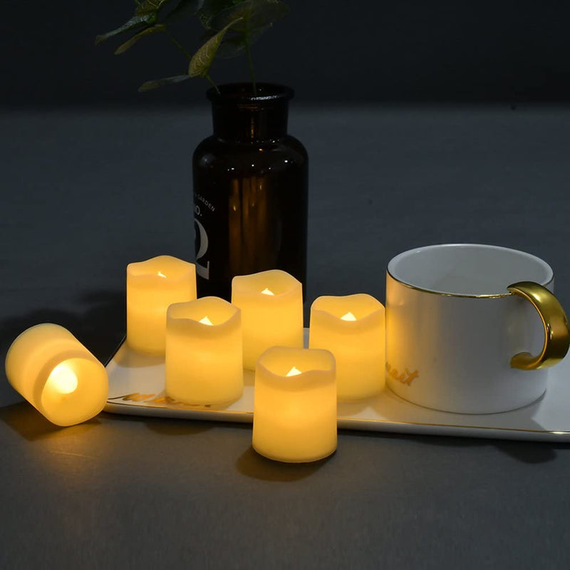 Kit de vela de LED Decorativa 24 Peças