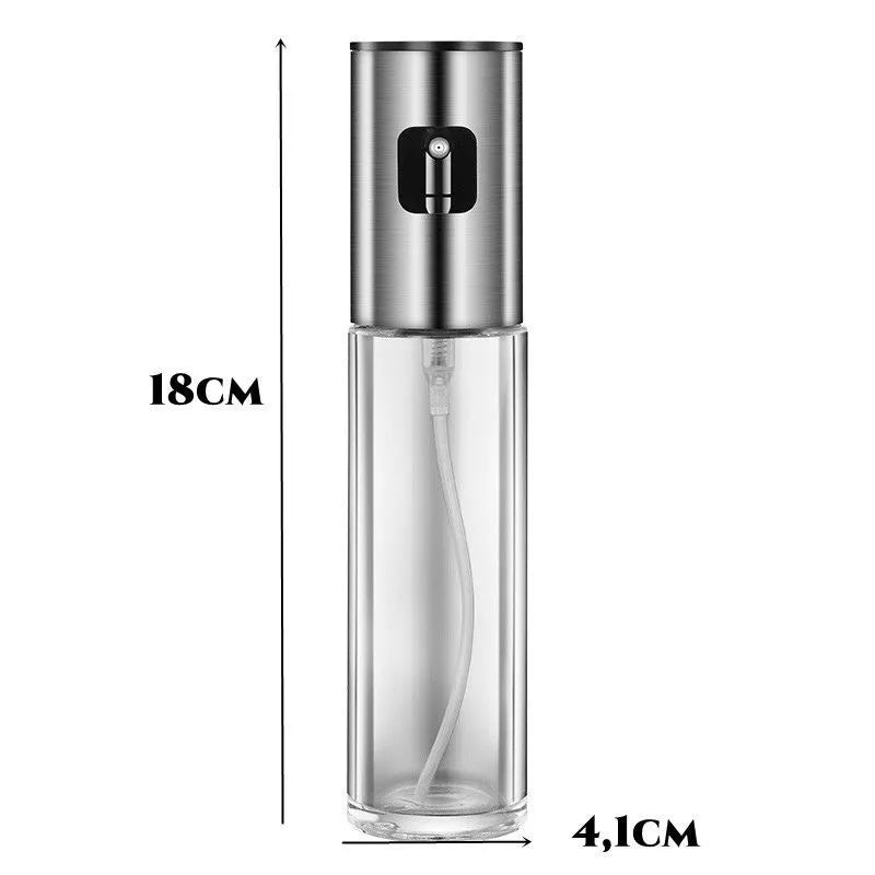 3 Spray Pulverizador Vidro Inox Borrifador