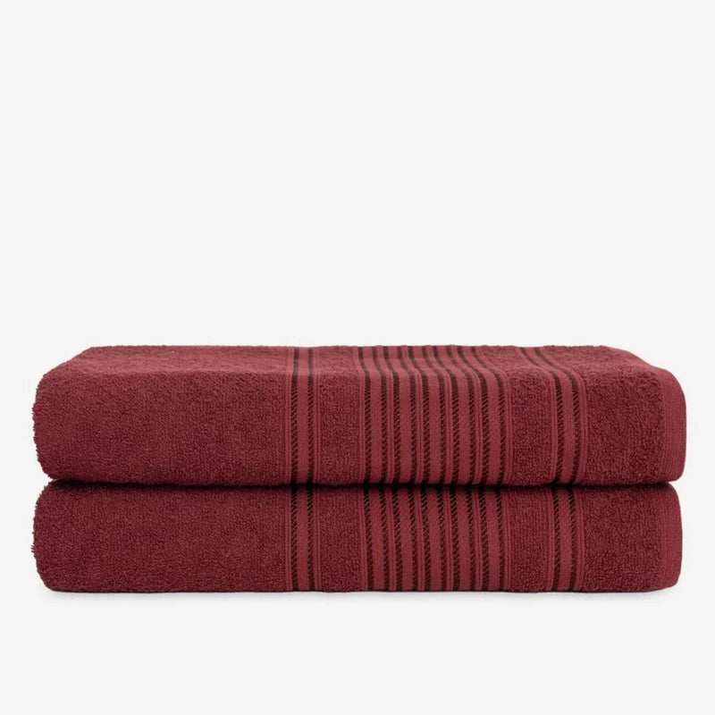 Kit Jogo 2 Toalhas De Banho Linha Luxo Prime Florença