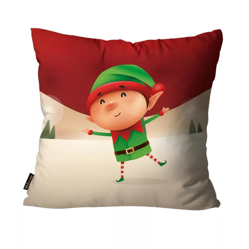 Kit 4 Capas de Almofadas Feliz Natal Vermelha