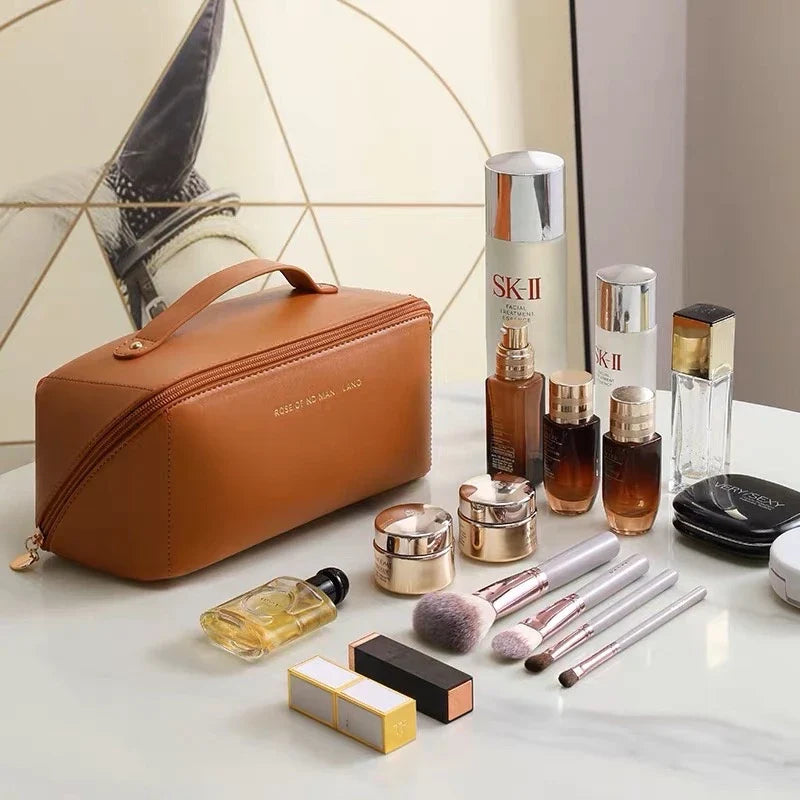 Bolsa De Cosmético De Couro PU