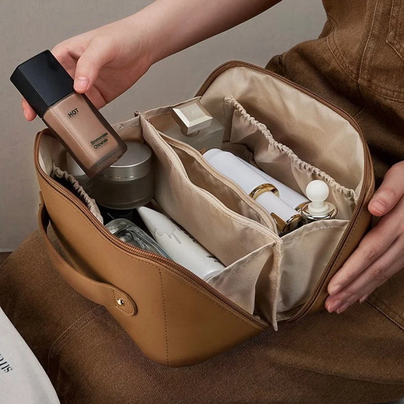 Bolsa De Cosmético De Couro PU