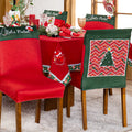 Kit 4 Peças de Capas Natal para Cadeira Jantar
